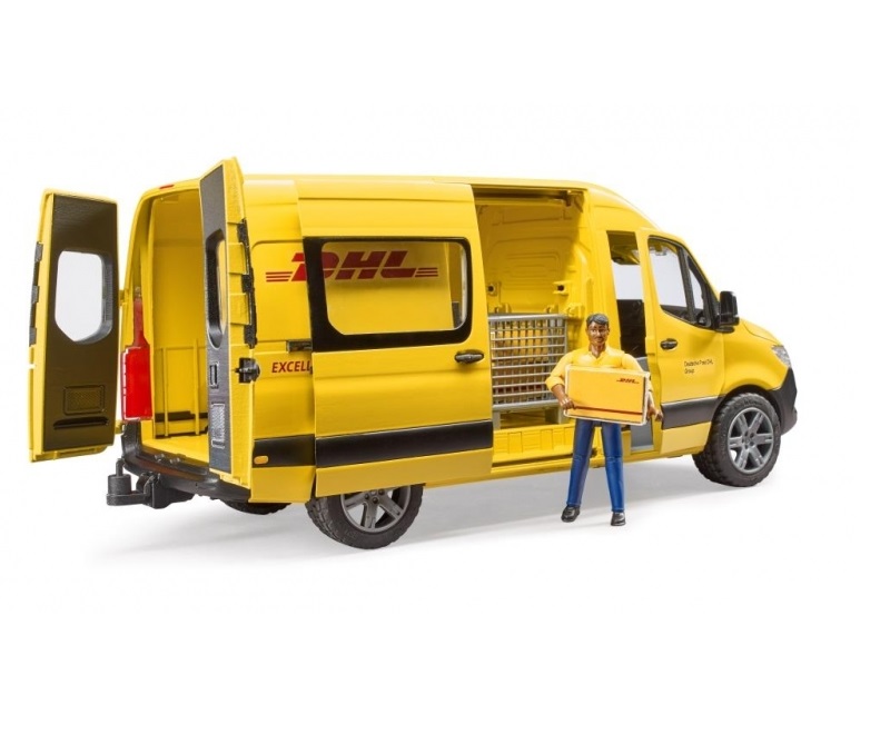 Bruder MB Sprinter DHL met chauffeur