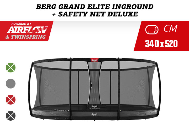 BERG Grand Elite InGround 520 Grey + Saf