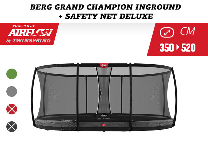 BERG Grand Champion InGround 350 Grey +